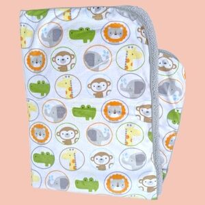 CIRCO Baby Blanket Animals Circles Sherpa Jungle Zoo Monkey Giraffe Lion Target